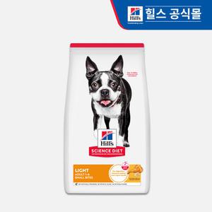 힐스 강아지사료 어덜트 라이트 스몰바이트 6.8kg(603931)