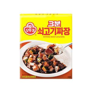 오뚜기 3분 쇠고기 짜장 200g 24개