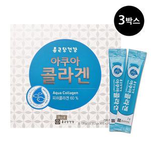 종근당건강 아쿠아 콜라겐 3박스 6개월분 레몬맛
