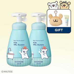[궁중비책][궁중비책 x 몰티즈]키즈 실키 샴푸 300ml x2개 +[GIFT] 미니 파우치+수딩 젤 30ml (6/2~6/30)