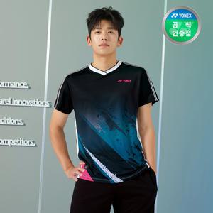 요넥스 243TS011M 남성용 배드민턴 반팔 티셔츠 게임웨어