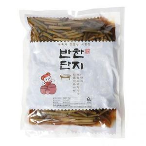 [XBH82005_47]감칠맛 나는 간장마늘쫑 1kg 반찬단지