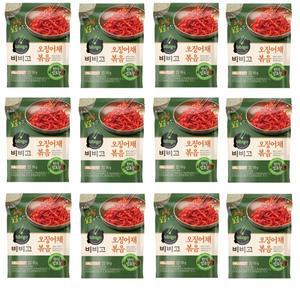 [기타]비비고오징어채볶음55gx12 총660g 맛있는 밀키트 간편포장 바로먹는