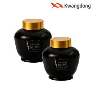 광동맑은365 국내산 진한 흑도라지청 2병 1kg 구증구포 대용량 도라지청