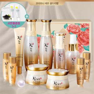 [코리아나] 한방 진화연 골드라벨세트(본품7종+여행용4종) + 스피큘세럼 2종 포함 주름개선기능성 한방화장품