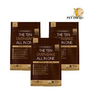 더텐 오븐베이크 올인원 시니어 사료1.5kg X 3개+랜덤 샘.플1p