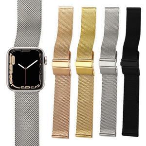 Apple 애플워치 SE2 40mm 메탈시계밴드 푸쉬버클 스트랩 호환