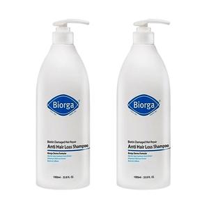 바이오가 바이오틴 손상모발 탈모 샴푸 1000ml 2개