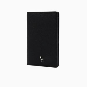 [헤지스][NOMAD]블랙 퍼피로고 플랫 카드지갑 HIHO5E131BK_s