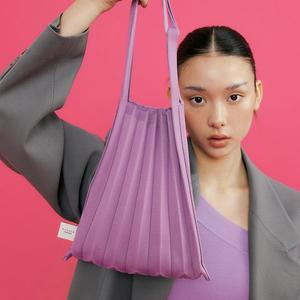 [플리츠마마] 미니숄더백 연보라