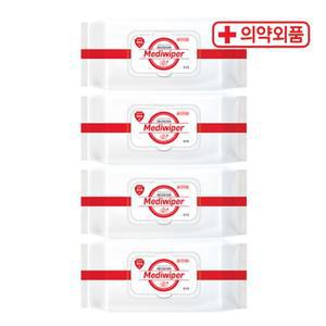 의약외품 메디와이퍼 손소독티슈 캡형 80매x4개 향균