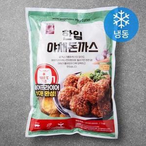 오뗄 한입 야채 돈까스 (냉동) 1kg, 1개 one option