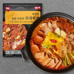 외갓집 햄사리 듬뿍 송탄식 부대찌개 550g x 10팩
