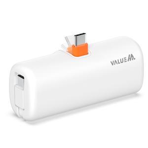 밸류엠 PD 20W 접이식 C타입 8핀 도킹 고속충전 보조배터리 5000mAh D4