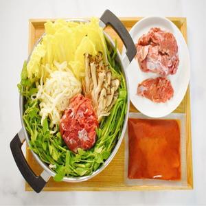 고기폭탄 얼큰 샤브세트 1kg