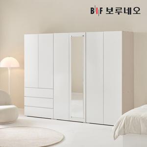[착불]보루네오 비컴 2400 Z세트 장롱 장농 이불장 안방 작은방 원룸 8자