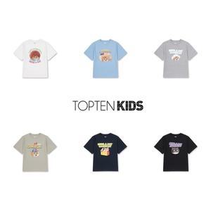 [롯데백화점]탑텐키즈 MKF2TS3802 공용) 코튼 콜라보 반팔티 (커버캣)