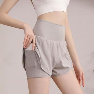 하이웨스트 여성 헬스반바지 뱃살커버 짐웨어 운동