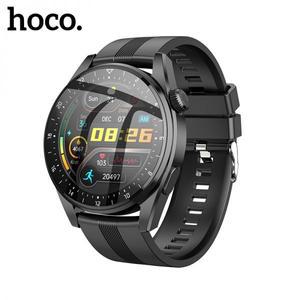 스마트워치 Hoco Y9 스마트 워치 블루투스 통화 1.32 인치 360*360 해상도 3.5D 터치 스크린 IP68 방수 심