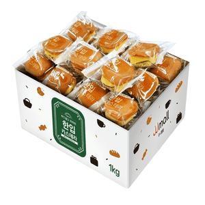 젤리젤리 카스테라 간식 부드럽고 촉촉한 한입 카스테라 1kg × 1박스