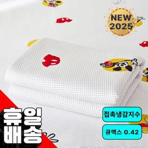 디즈니 냉감패드 쿨매트 미키숨바꼭질 슈퍼싱글