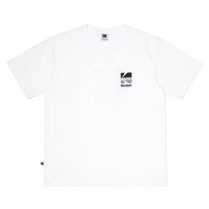 [KODAK]코닥 레인보우 소로나 반팔 티셔츠 K4223LRS56-WHT