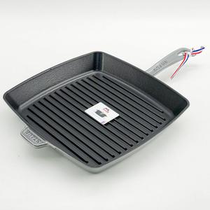 스타우브 B품 아메리칸 사각그릴 그레이 30cm 주물 인덕션 무쇠팬
