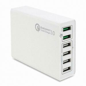 넥스트유 퀵차지 3.0 USB 6포트 고속 멀티 충전기 NEXT-QC602 (공식판매)