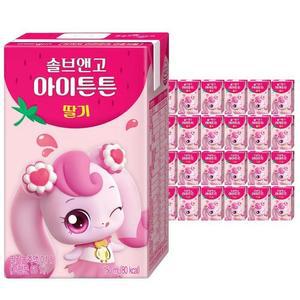 [웅진식품] 캐치 티니핑 어린이우유 솔브앤고 아이튼튼 딸기맛 150ml 24개입