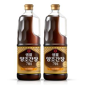 샘표 양조간장 701 1.7L 2개