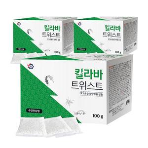 [기타]국보 킬라바트위스트 100g 3박스 장구벌레 모기 파리 유충약 정화조 웅덩이