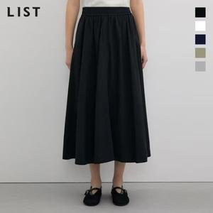 [리스트](대전신세계)밴딩 코튼 혼방 플레어 스커트
