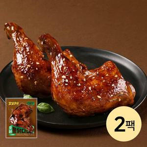 [소비기한 25.07.18][꼬꼬대장] 통닭다리 오븐구이 간장맛 190G 2팩