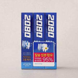 2080 파워쉴드 블루더블민트치약 (120g*3입)