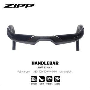 ZIPP 전체 탄소 자전거 핸들 바 UD 도로 자전거 핸들 바 줄기 핸들 재생 매트 광택 탄소 핸들 바 400/420/4