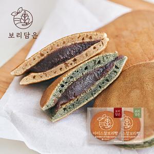 보리담은 아이스 찰보리빵 100개 (찰보리빵 60개+쑥 찰보리빵 40개)