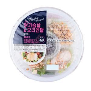 The 닭가슴살&오리엔탈 샐러드 206g