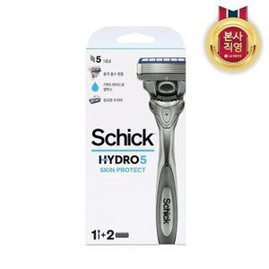 [SCHICK]쉬크 하이드로5 스킨프로텍트 면도기+날2입
