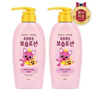 [엘지생활건강]베비언스 핑크퐁 보습로션 380ml (복숭아향) X 2개
