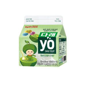 [데어리젠] 원주 다래 담은 다래요거트 100ml x 24ea /키위베리 국산 요거트/요구르트 [소비기한 25.6.14]