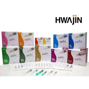 화진 일회용주사기 50cc 21G (1-1/2 inch) 25개입