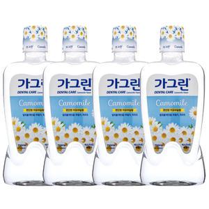 [가그린] 구강 청결제 카모마일 750ml X 4개 무료배송