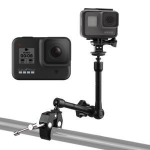 액션캠 카메라 슈퍼 클램프 매직암 집게 마운트 거치대 방송 촬영 CCTV DJI 오즈모 액션 고프로 히어로 호환 A258