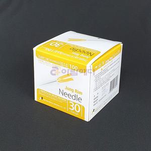 [정림] 일회용주사침 30G x 25mm(1) 1박스 100ea