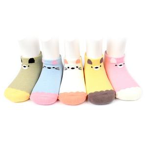 고양이망커즈 5켤레 아동 발목 양말 세트 유아 아기 어린이 남아 여아