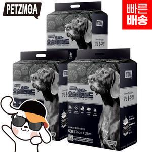 페츠모아 냄새잡는 요술배변패드 SWG 블랙에디션 천연펄프사용 대형 3팩(150매)