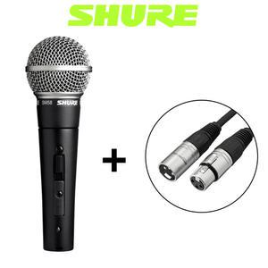 SHURE SM58 슈어 SM58SK 다이나믹 유선 마이크 스위치있음 케이블(XLR-XLR) 5M