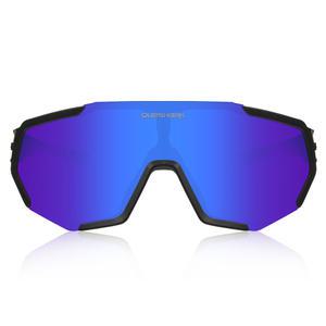 커샤크 라이딩 스포츠고글 렌즈 교체형 QE48, Black Blue, 1개