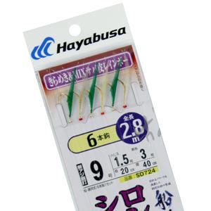 낚시방 하야부사 선상 볼락 어피 카드채비 SD724 (6본,7본)/최고의조과로 증명된 하야부사 카드채비!