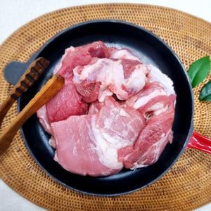 한돈 돼지고기 잡육 뒷고기 막고기 찌개용 600g 소분포장 1.2kg 냉동 더예쁜한우